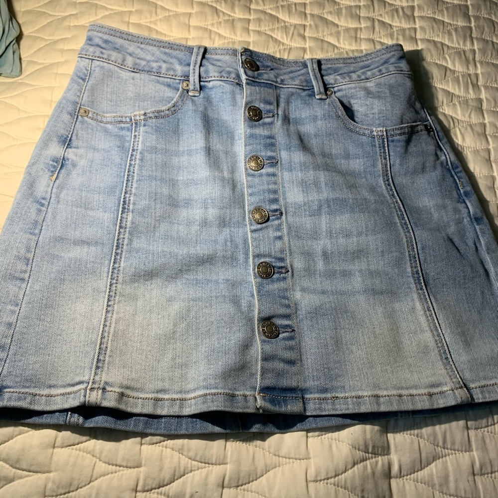 American eagle super stretch denim skirt